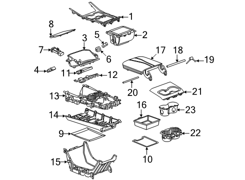 2025 Chevy Traverse Receptacle, Mobile Telephone Radio, Jet Black Diagram for 13555488