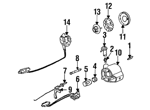 1985 Buick Century Rack Package Diagram for 7831403