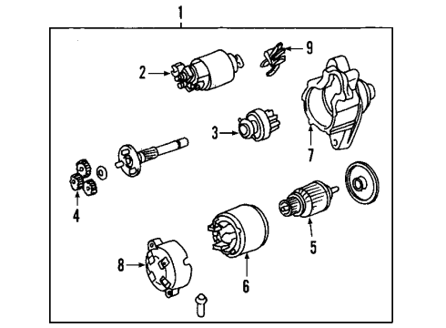 2006 Pontiac Vibe Starter Diagram 2 - Thumbnail