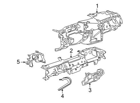 2006 Chevy Monte Carlo Instrument Panel Diagram