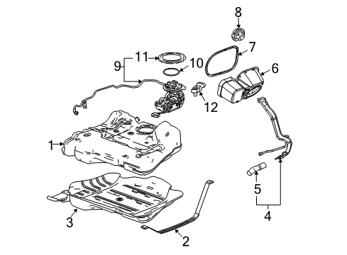 2004 Chevy Malibu Fuel System Components Diagram 2 - Thumbnail