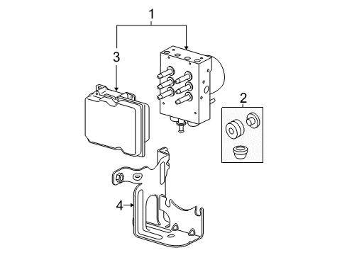 2008 GMC Sierra 1500 Pressure Valve Diagram for 19417208