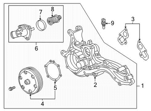 2025 Cadillac CT5 Water Pump Diagram 3 - Thumbnail