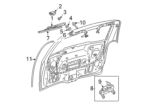 2001 Chevy Venture Rear Wipers Diagram