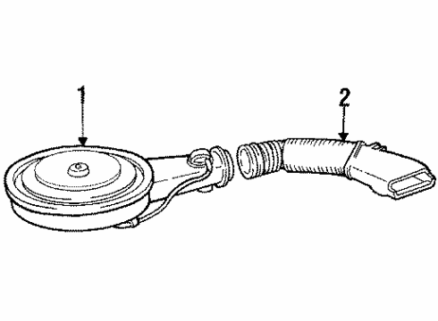 1987 Chevy Camaro Air Intake Diagram 2 - Thumbnail