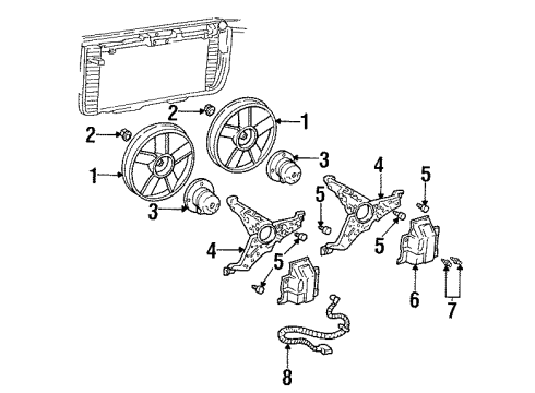1999 Chevy Lumina Cooling Fan Diagram 2 - Thumbnail