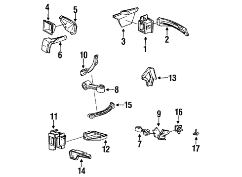 1988 Chevy Beretta Engine Mounting Diagram 2 - Thumbnail