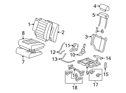 2008 Hummer H2 Latch Assembly Diagram for 88939133