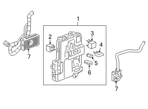 2007 Pontiac G5 Harness Diagram for 15798250