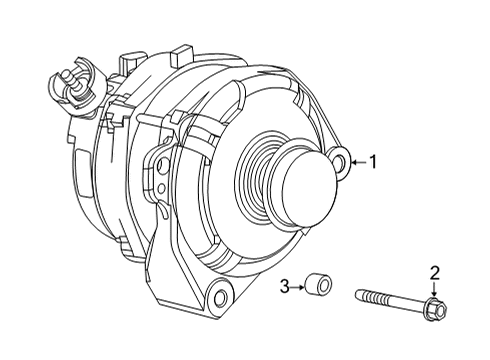 2021 Chevy Silverado 2500 HD Alternator Diagram 5 - Thumbnail