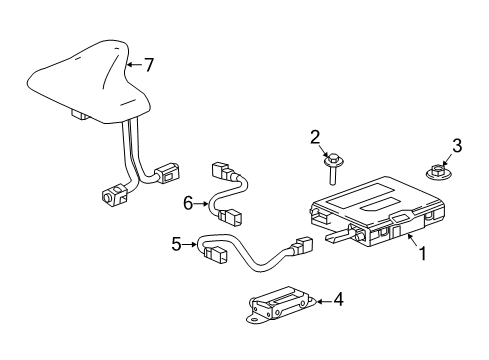2017 Cadillac CTS Connector Diagram for 13460451