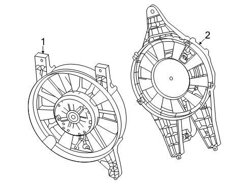 2025 Chevy Corvette Cooling Fan Diagram