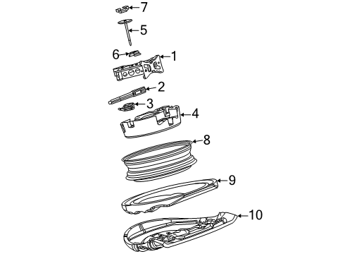 2025 Cadillac XT6 Jack Diagram for 84116851