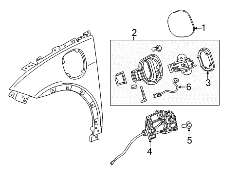 2023 Chevy Bolt EV Door Diagram for 42751688