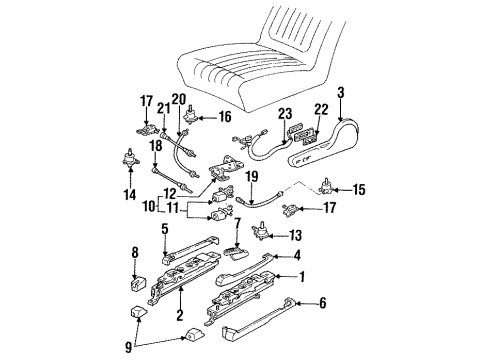 2001 Pontiac Firebird Power Seats Diagram