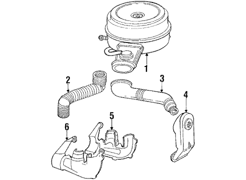 1986 Chevy C20 Suburban Air Intake Diagram 2 - Thumbnail