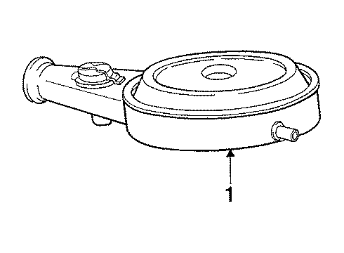 1985 Buick Riviera Air Inlet - Air Diagram 2 - Thumbnail