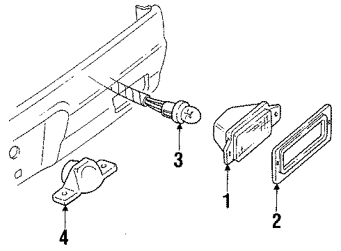 1987 Buick Skylark Backup Lamps Diagram