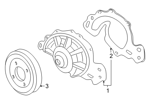 2005 Buick LaCrosse Water Pump Diagram 2 - Thumbnail