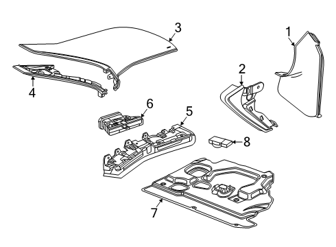 2024 Chevy Corvette Instrument Panel Components Diagram 2 - Thumbnail
