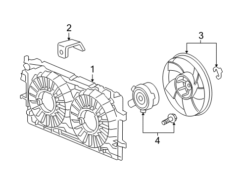 2008 Buick LaCrosse Cooling Fan Diagram 3 - Thumbnail