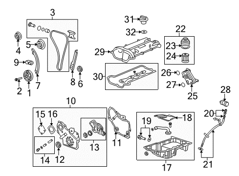 2009 Pontiac Solstice Oil Tube Diagram for 12609739