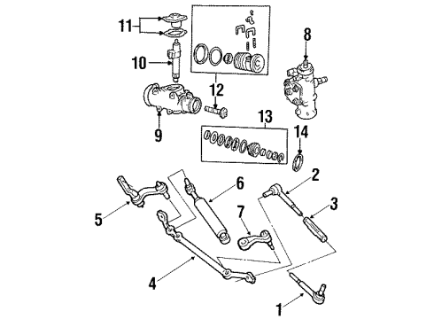 1992 Chevy K1500 Steering Gear & Linkage Diagram 2 - Thumbnail