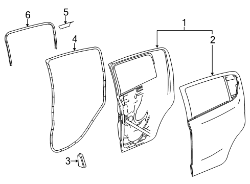 2013 Chevy Spark Door & Components Diagram 2 - Thumbnail