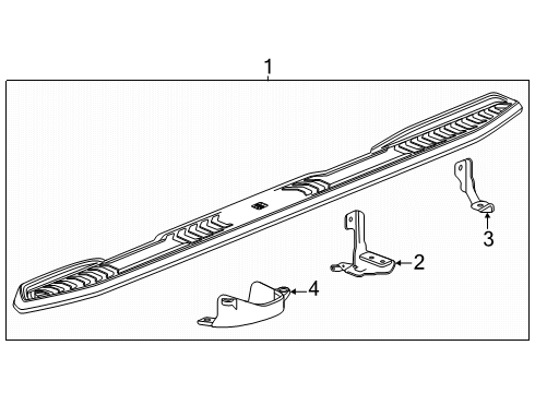 2024 Chevy Silverado EV Running Board Diagram