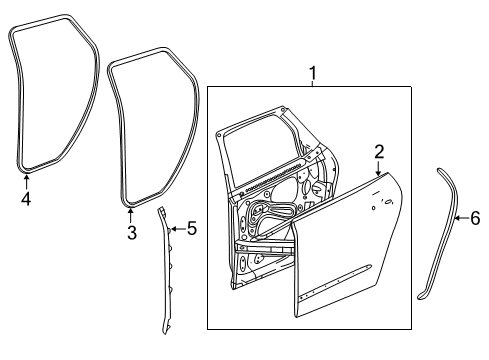 2018 Buick Enclave Door & Components Diagram 2 - Thumbnail