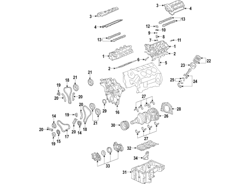 2018 GMC Acadia Oil Cooler Diagram
