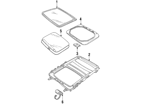 1984 Cadillac Eldorado Sunroof Diagram