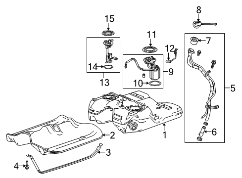 2013 Cadillac SRX O-Ring Diagram for 12602379