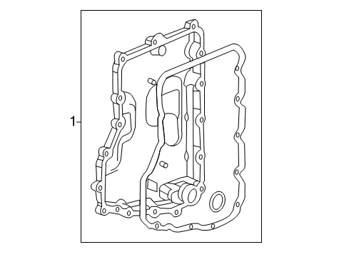 2018 Chevy Volt Side Cover Diagram for 24276996