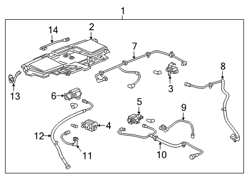 2017 Cadillac ATS Turbocharger & Components Diagram 4 - Thumbnail