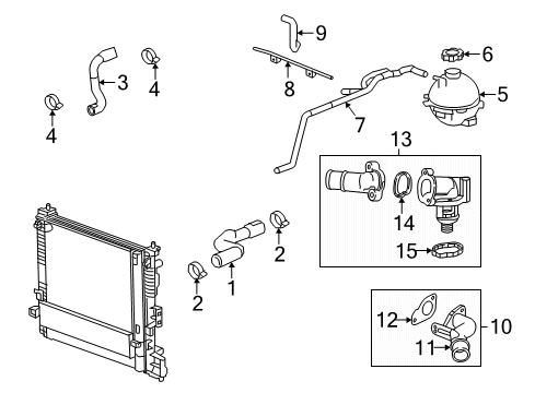 2022 Cadillac XT5 Hoses, Lines & Pipes Diagram 2 - Thumbnail