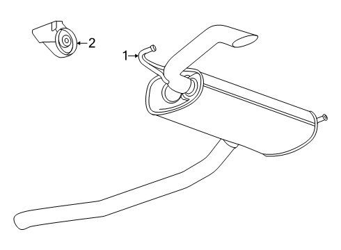 2024 Buick Envista Exhaust System Diagram 3 - Thumbnail