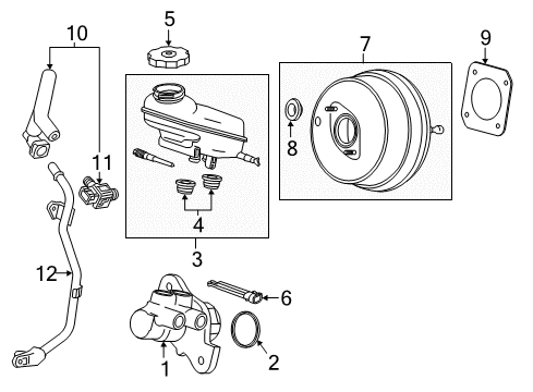2017 Chevy Camaro Vacuum Hose Diagram for 23409533
