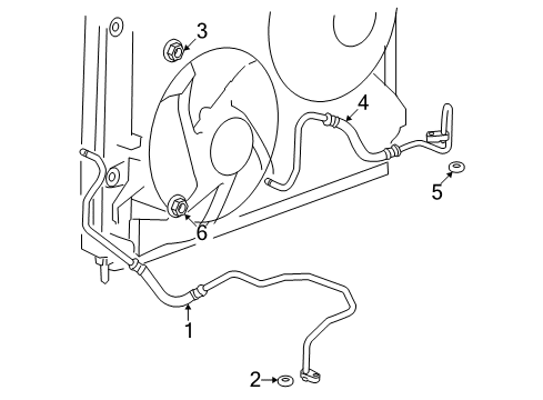 2010 Saturn Vue Inlet Pipe Diagram for 25940126
