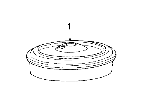 1985 Buick Electra Air Inlet - Air Diagram 3 - Thumbnail
