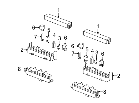 2011 Cadillac STS Fuse & Relay Diagram 2 - Thumbnail