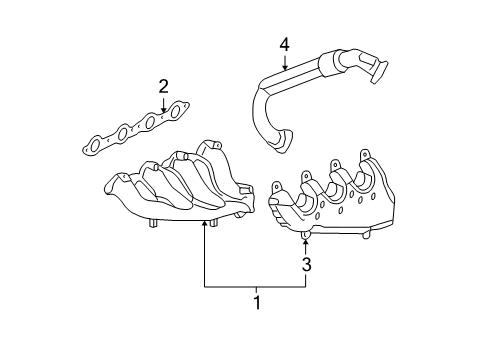 2009 Buick LaCrosse Exhaust System Diagram 4 - Thumbnail