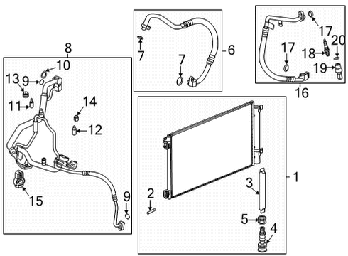 2022 Buick Encore GX Discharge Hose Diagram for 60008240