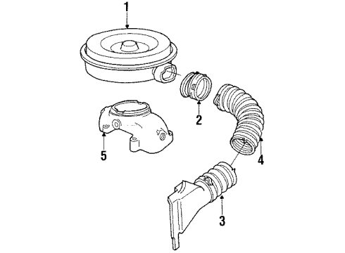 1984 Oldsmobile Custom Cruiser Air Intake Diagram 2 - Thumbnail