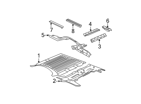 2025 Chevy Express 2500 Floor Diagram
