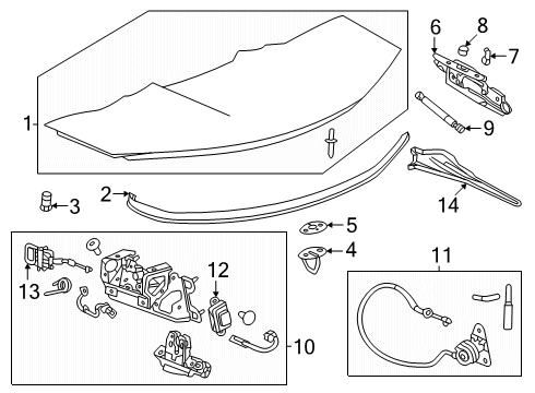 2024 Chevy Corvette Rear Compartment Diagram 2 - Thumbnail