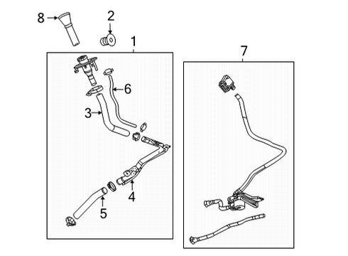 2021 Cadillac Escalade ESV Fuel System Components Diagram 2 - Thumbnail