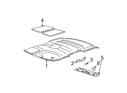 2005 Chevy Blazer Assist Strap Diagram for 10376786