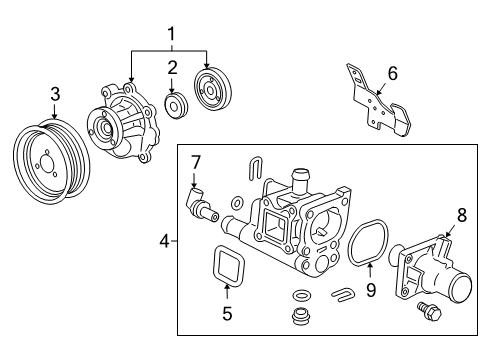 2016 Chevy Cruze Limited Water Pump Diagram 2 - Thumbnail