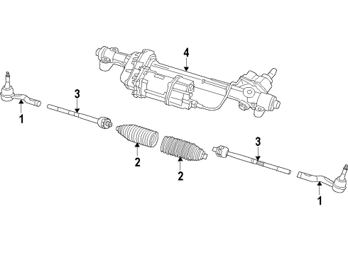 2017 Chevy SS Steering Gear & Linkage Diagram 2 - Thumbnail